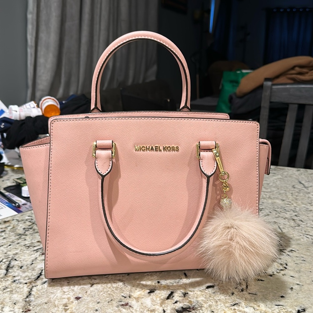 pink michael kors bag